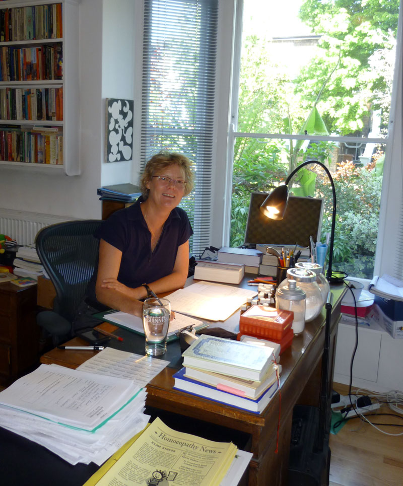 Maria Dallow at her North London consulting room
